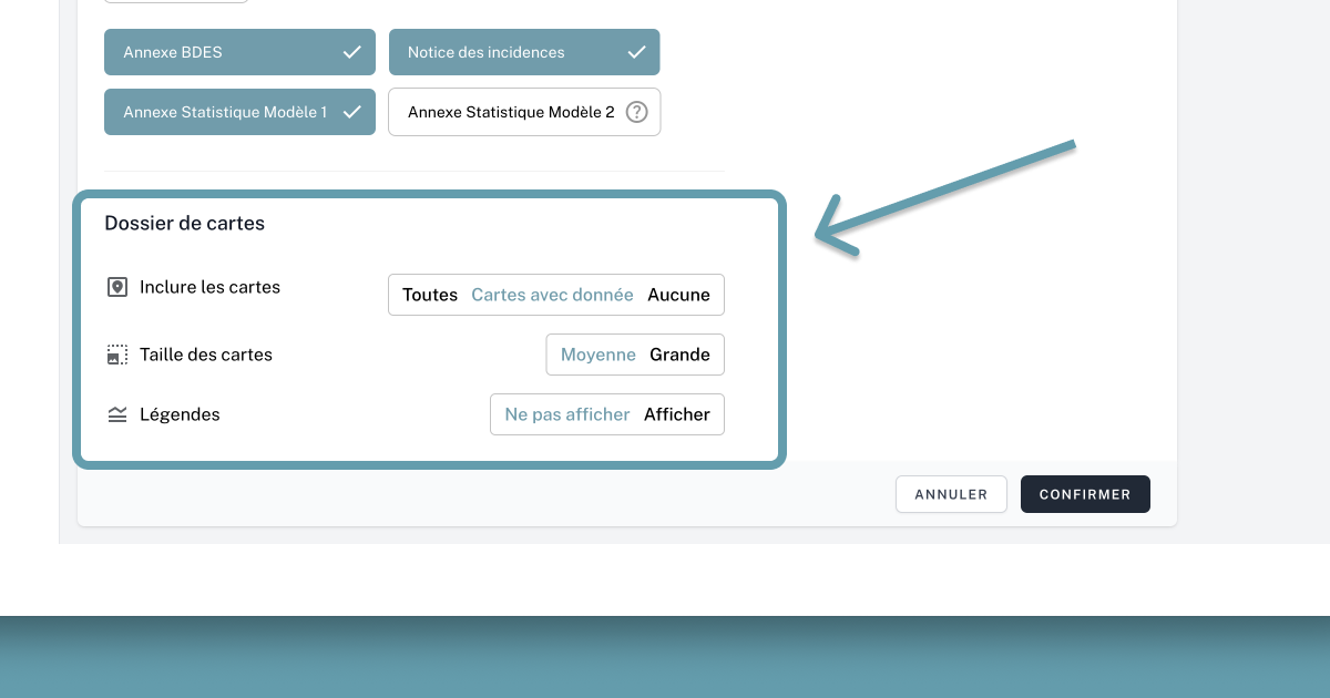 Ajout des cartes