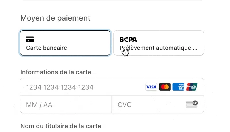 Paiement SEPA